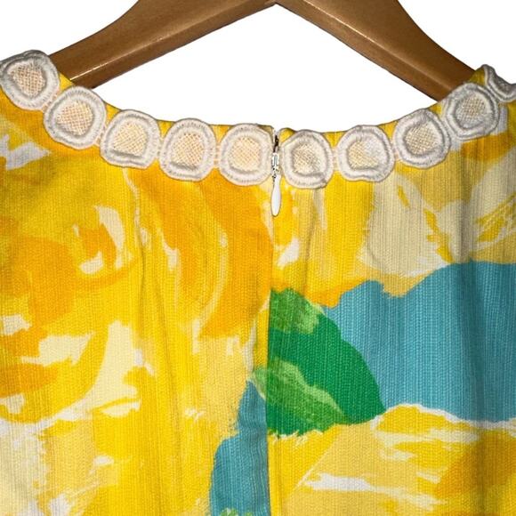 Lilly Pulitzer Mila Shift Dress First Impressions Sunglow Yellow - Picture 4 of 8